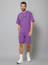RS BE GAMER-OVERSIZED CO-ORD-PURPLE